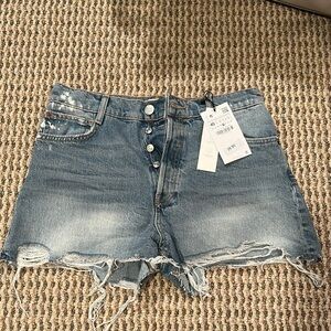 Denim Blue Women's Shorts